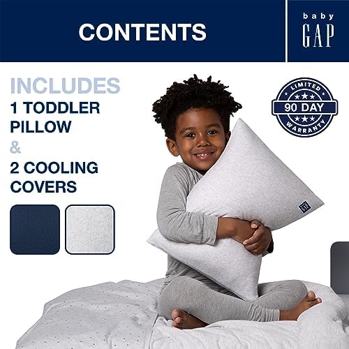 Delta Children Gap Toddler Pillow with Cooling Covers