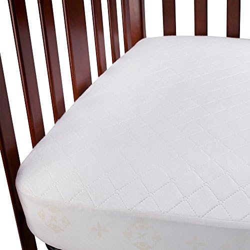 Carters Waterproof Crib Mattress Protector for Boys and Girls - White