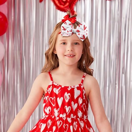 YanJie Valentine Bows for Baby Girls
