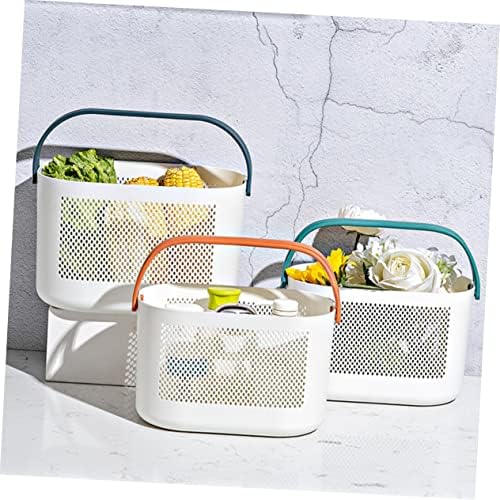 Portable Shower Storage Basket with Handles 1