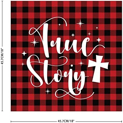 True Story Santa Claus Wall Decal 18in for Kids Room