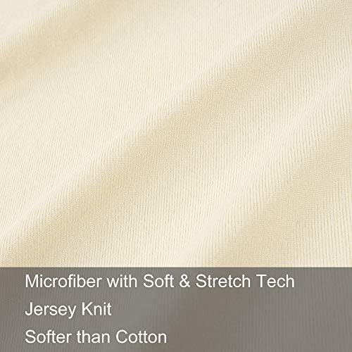 NY HOME Jersey Knit Pillowcases - Set of 2 Beige 12x16