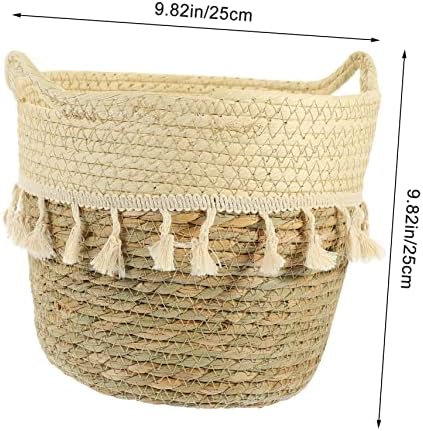 UTHCLO Macrame Woven Basket Storage Organizer
