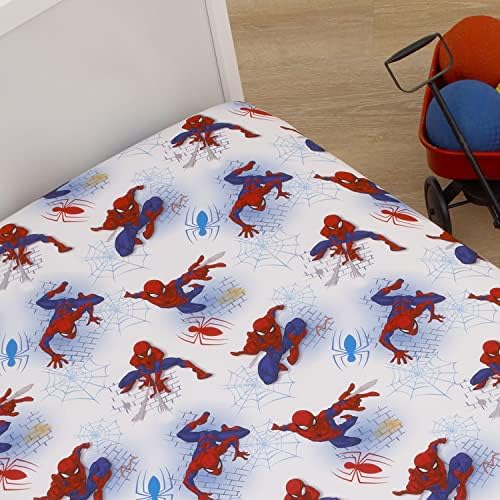 Marvel Spiderman Crib Sheet 28x52 Microfiber