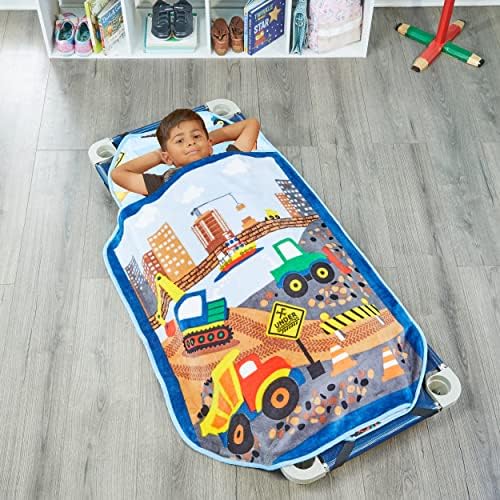 EVERYDAY KIDS Cot Nap Mat with Pillow and Blanket