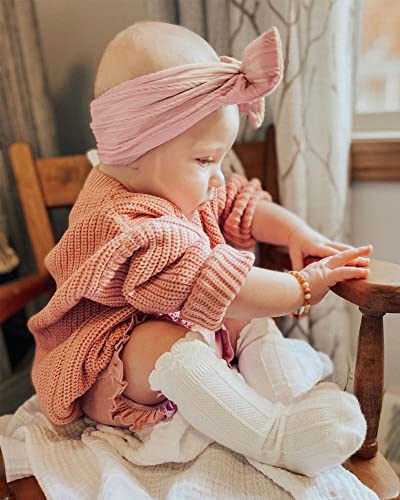 Jollybows 6pcs Baby Headbands Hair Bow Elastics Set