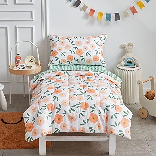 UOZZI BEDDING 4-Piece Toddler Bedding Set