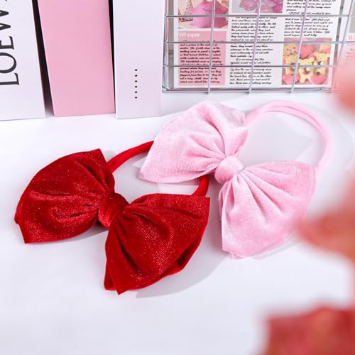 YanJie Velvet Bow Hairband for Baby Girls