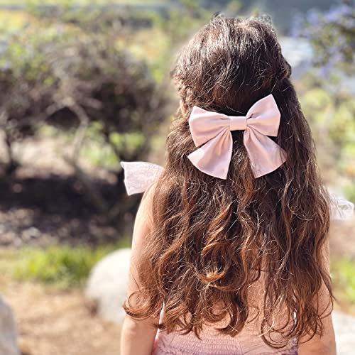 40PCS 45 Inch Hair Bows for Girls with Alligator Clips