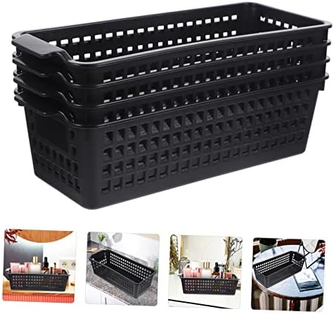 4pcs TINEASUR Plastic Storage Baskets