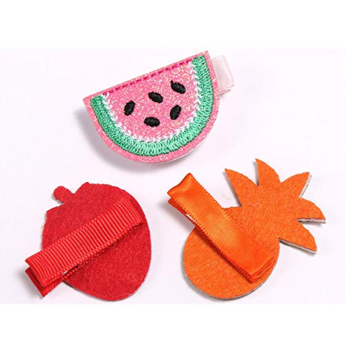 inSowni 16 Pack Cute Fruit Animal Hair Clips for Baby Girls