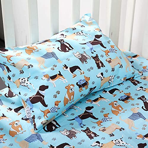 Cloele Blue Dog Toddler Pillowcase - 1 Pack