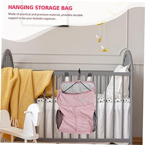 1pc Crib Hanging Storage Bag for Diapers and Stroller Essentials
