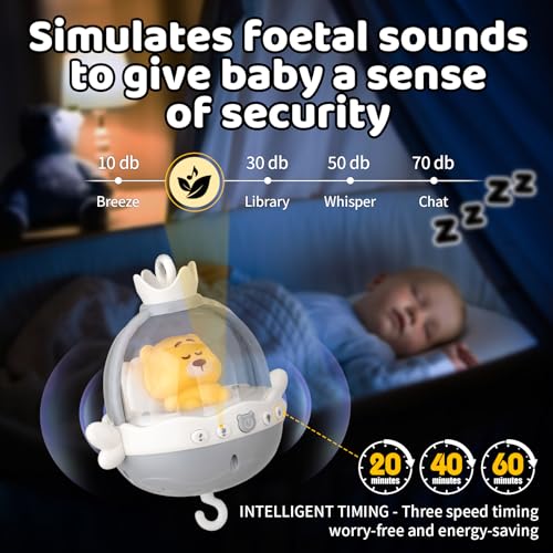 Nicknack Baby Crib Mobile with Music Light and Remote Control