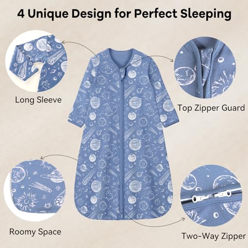 Unnivoll Baby Sleep Sack 6-12 Months 100 Cotton 2 Pack