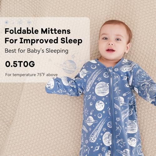 Unnivoll Baby Sleep Sack 6-12 Months 100 Cotton 2 Pack