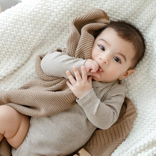 Bleu La La Organic Cotton Baby Swaddle Blanket