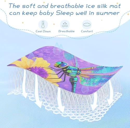 Cooling Baby Mattress Pad 28x52 for Baby Toddler