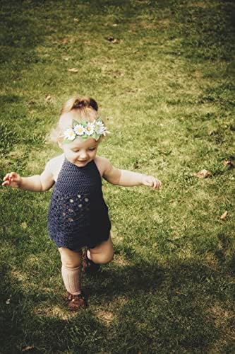 California Tot Felt Daisy Crown Headband for Babies and Toddlers