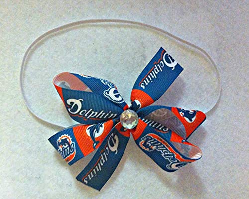 Handmade Dolphins Baby Girl Bow Headband 1