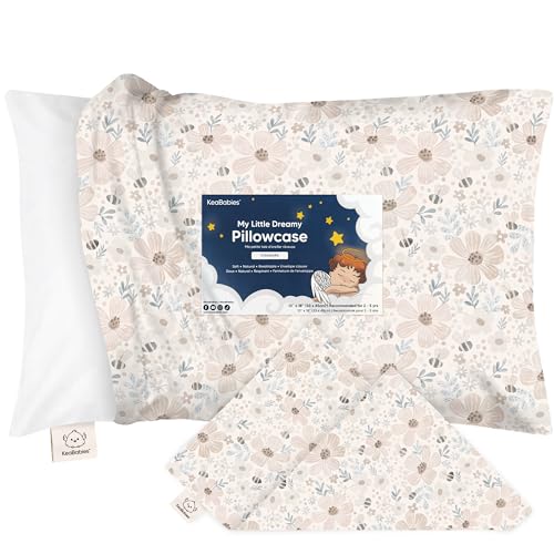 KeaBabies Toddler Pillowcase 13x18 - Flora Vale 1