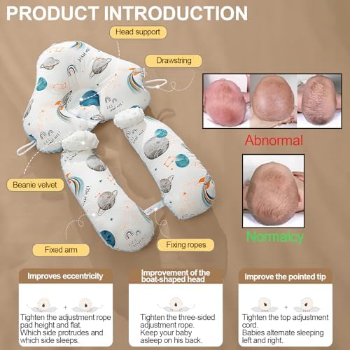 ParkistStar Wedge Pillow for Newborns - Adjustable 45 Degrees Support