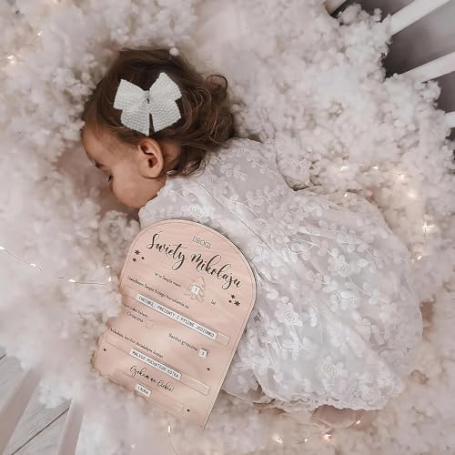 Esumun Baby Pearl Bow Headband and Clips Set