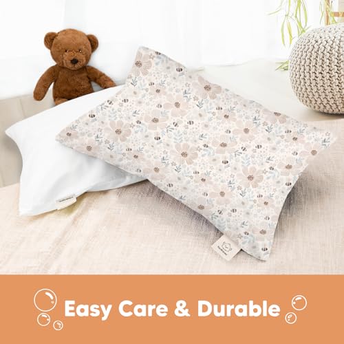 KeaBabies Toddler Pillowcase 13x18 - Flora Vale 1