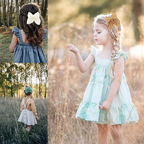 40PCS 45 Inch Hair Bows for Girls with Alligator Clips