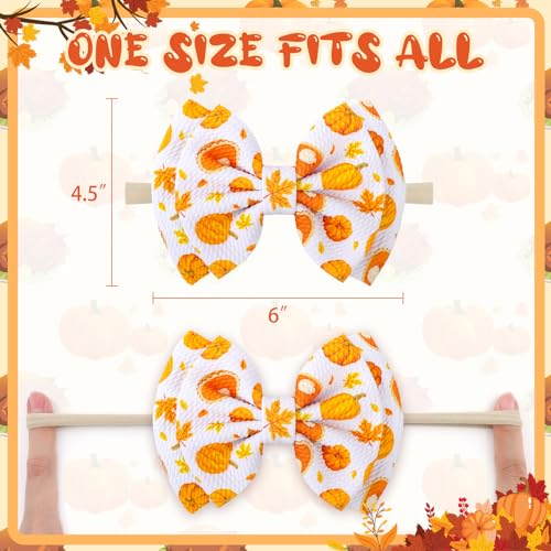 YanJie Thanksgiving Baby Girl Headbands Set of 2