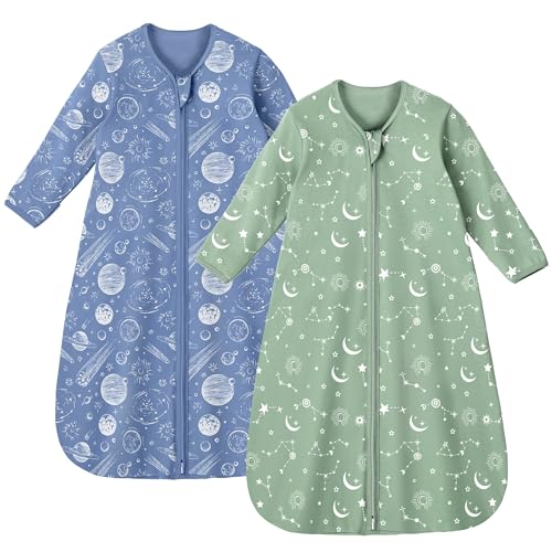 Unnivoll Baby Sleep Sack 6-12 Months 100 Cotton 2 Pack