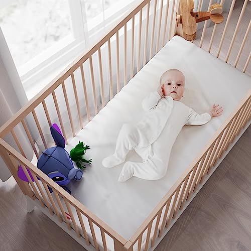 Moonsea Waterproof Crib Mattress Protector 2 Pack