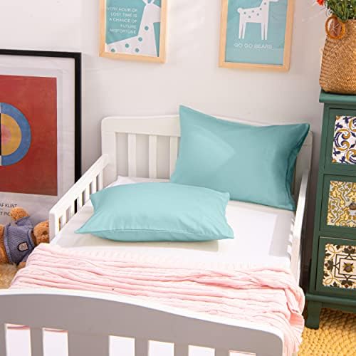 NTBAY Egyptian Cotton Toddler Pillowcases Set of 2 1