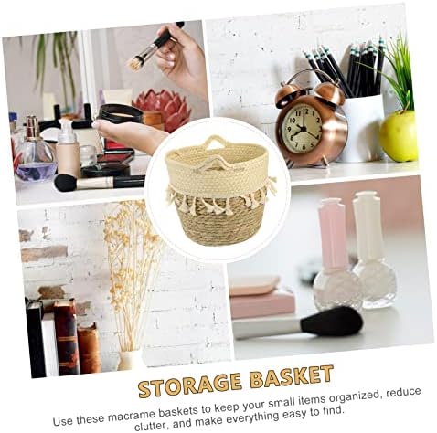 BUGUUYO Woven Storage Basket Toy Organizer