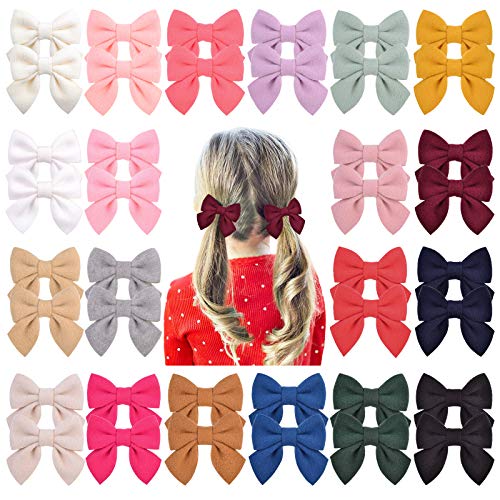 Jollybows 40PCS 28 Cute Hair Bows for Girls