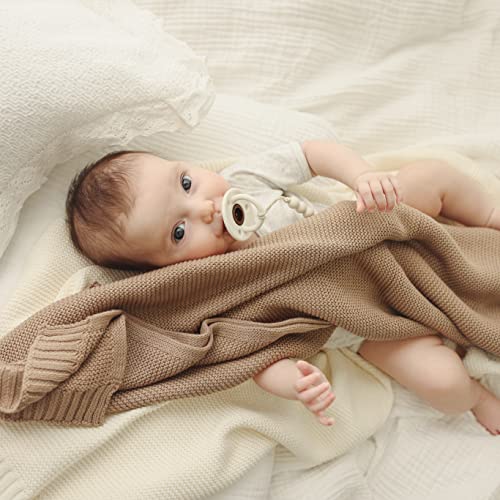 Bleu La La Organic Cotton Baby Swaddle Blanket
