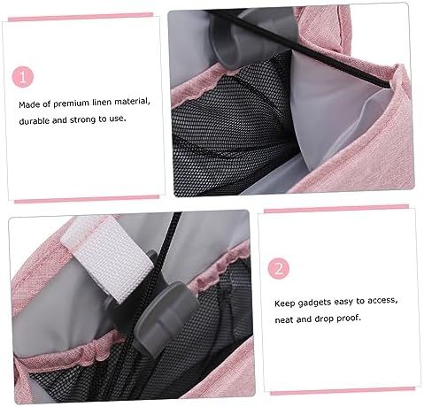 1pc Crib Hanging Storage Bag for Diapers and Stroller Essentials