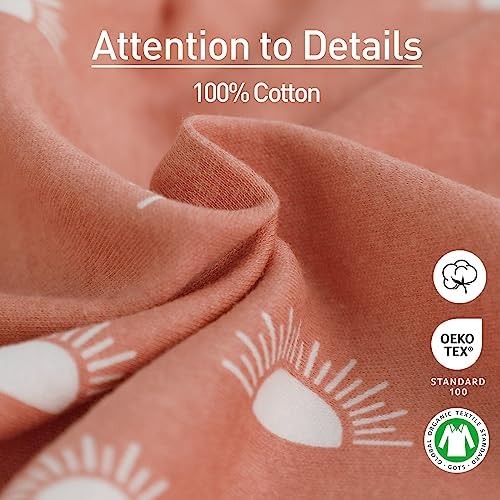 GLLQUEN BABY 3-Pack Organic Swaddle Sleep Sacks for Newborn