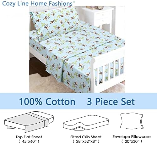 Danica 3-Piece Cotton Toddler Sheet Set