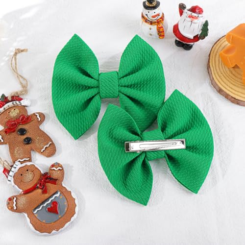 YanJie 45 Inch Christmas Hair Clips Set for Baby Girls