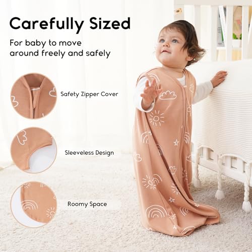 Yoofoss Baby Sleep Sack 0-6 Months 3 Pack 100 Cotton