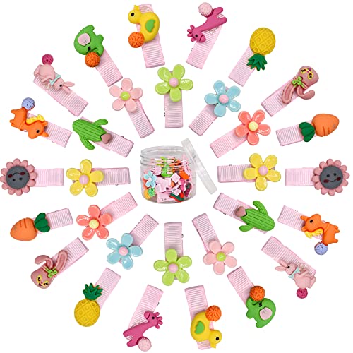 OWIIZI 30-Piece Cute Baby Girl Hair Clips