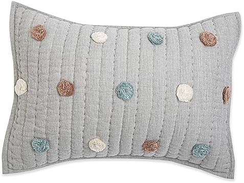 Crane Baby Rainbow Decorative Quilted Pillow 1
