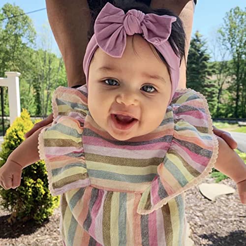 Diaper Squad 20-Pack Baby Girl Bow Headbands