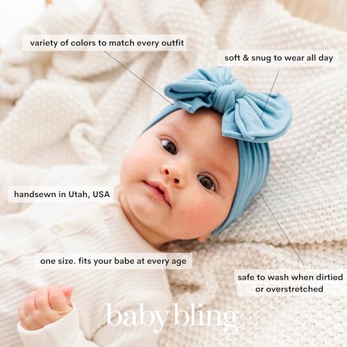 Baby Bling Bows - Headbands for Newborn to Little Girls