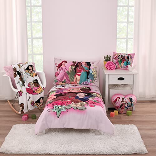Disney Princesses Courage and Kindness Throw Pillow