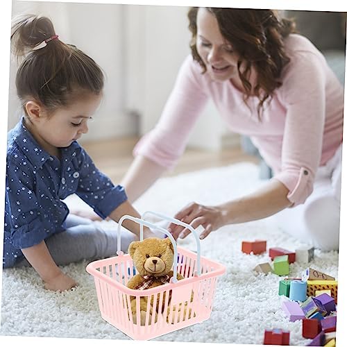 Holibanna 3PCS Plastic Storage Baskets with Handles