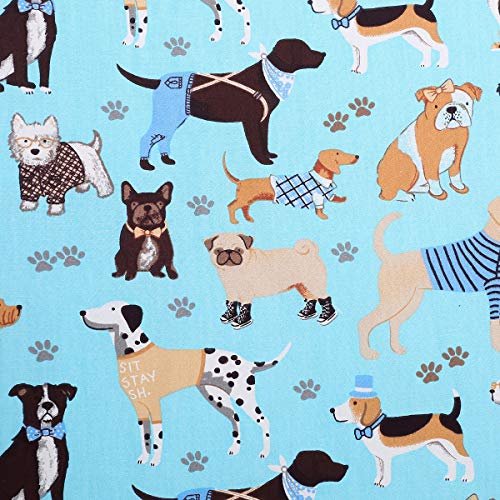 Cloele Blue Dog Toddler Pillowcase - 1 Pack