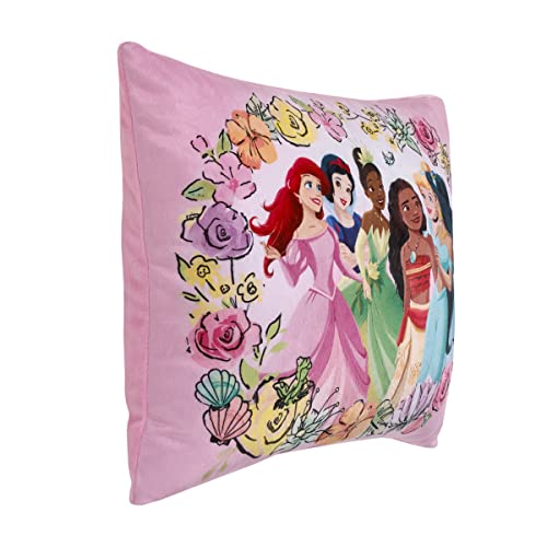 Disney Princesses Courage and Kindness Throw Pillow