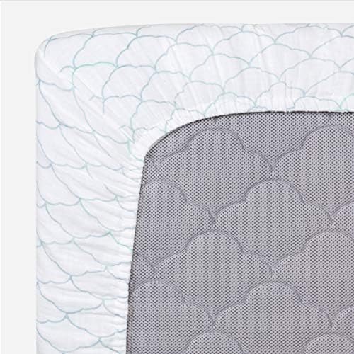 Newton Baby Organic Fitted Crib Sheets 2-Pack - Breathable Muslin Cotton